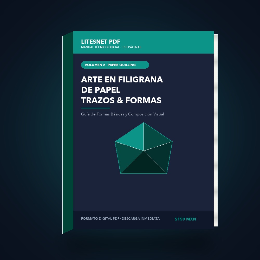 Arte en Filigrana de Papel: Guía de Trazos, Formas Básicas y Composición Visual
